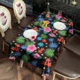 thumbnail image 2 of Pioneer Flower Floral Print Pattern Rectangle Tablecloth 60"x102", Waterproof Polyester Table Cloth, Wipeable Spillproof for Dining Camping Indoor Outdoor, 2 of 6
