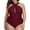 Red, variant on Sngxgn Women's Training Adjustable Strap Swimsuit(Red,XXXL)