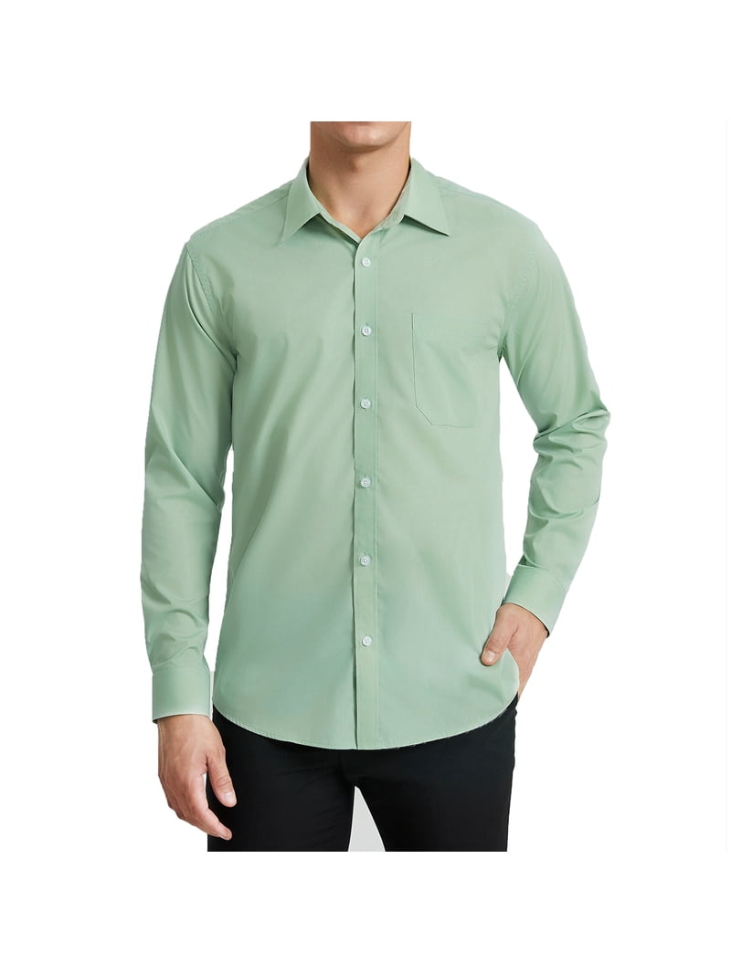 green dress shirt mens outfit The Organic Short Sleeve Oxford Shirt main image 0