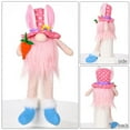 thumbnail image 4 of Easter Faceless Plush Gnomes, Long Legs Spring Gnomes Stuffed with a Carrot/Egg, Handmade Tabletop Bunny Decorations for Easter Holiday Tiered Tray Home Birthday Indoor Decor Ornaments Gifts, 4 of 9