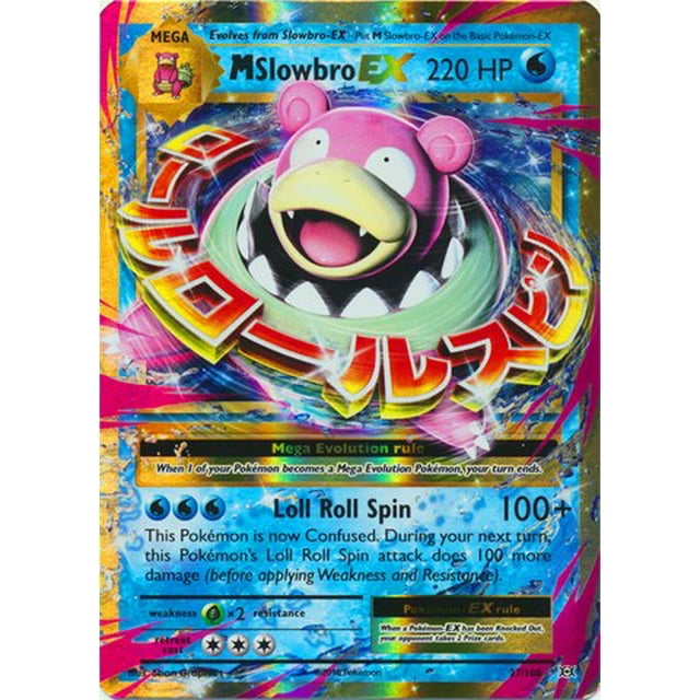 Carta coleccionable Pokémon Mega-SlowBro-EX XY Evolutions 27/108