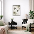 thumbnail image 3 of Framed Canvas Print Hummingbird Wall Art Boho Decorative for Living Room Bedroom - 16"x24" BLACK, 3 of 8