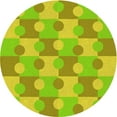 thumbnail image 1 of Ahgly Company Machine Washable Indoor Round Transitional Brown Area Rugs, 6' Round, 1 of 7
