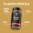 thumbnail image 4 of Fire & Smoke Society Steak King Steak Seasoning, BBQ Rub, 8.5 oz Mixed Spices & Seasonings, 4 of 14