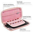thumbnail image 3 of GeekShare Sakura Pink Carry Case + Thumb Grips Sets for Nintendo Switch/OLED Hard Shell Travel Case, 3 of 11