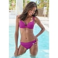 thumbnail image 4 of LASCANA Women's Fold Over Classic Bikini Swimsuit Bottom Beading, 4 of 6