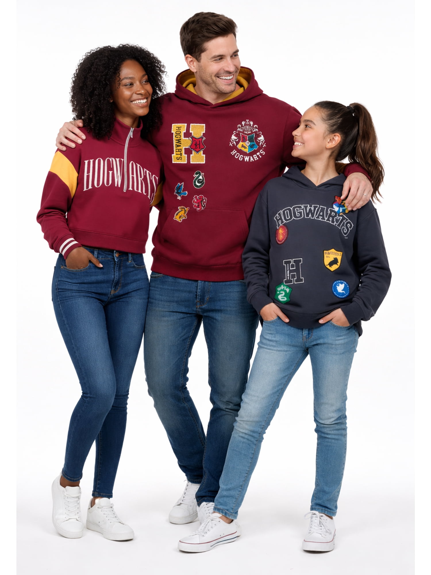 Harry Potter Men's & Big Men's Crest Houses Graphic Hoodie, Sizes S-3XL