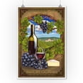 thumbnail image 2 of Oregon, Pinot Noir (9x12 Wall Art Print, Home Decor), 2 of 3