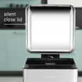 thumbnail image 4 of happimess Betty Retro Mini 3.2-Gallon Step-Open Trash Can, Platinum Silver, HPM1012A, 4 of 10