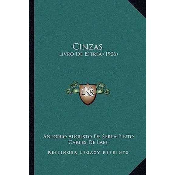 Cinzas: Livro de Estrea (1906) Paperback
