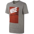 thumbnail image 1 of Camiseta gráfica Nike Soccer Net gris extragrande para hombre, 1 of 1