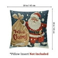 thumbnail image 4 of Christmas Throw Pillow Covers Home Decor Pillow Cases Decorative for Bed Sofa Cushion Couch Outdoor Merry Christmas Santa Claus Pillowcases, 4 of 7