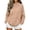 Khaki_#01, variant on Cozy Sweatshirts for Women Mock Neck Oversized 2026 - Fleece Lined Turtleneck Pullover Long Sleeve Winter Tops Beige 2XL