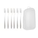thumbnail image 1 of Yhmxh Utensilios de cocina Tenedor de fruta mini de acero inoxidable con mango de madera, juego de vajilla diario Muebles para cocina Accesorios de cocina Mueble organizador cocina, 1 of 6