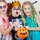 thumbnail image 4 of 1 pieza creativa de tres secciones, cetro de cráneo, esqueleto, bastón, accesorios de Halloween, bastón, accesorio de disfraz de Colsplay (estilo de calavera dorada), 4 of 7