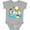 AC-Heather Grey, variant on Penguin and Polar Bear Iceberg Beach Bums Boys or Girls Baby Bodysuit