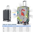 thumbnail image 6 of Easygdp Cute Dinosaur Double-Sided Printed Elastic Suitcase Protective Cover,Invisible Zipper, Business Trip Luggage Cases,Washable And Resistant To Falling -X-Large, 6 of 9