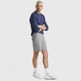 thumbnail image 4 of Hanes Originals Shorts Men's Gym Workout Pockets Cool Comfortable Cotton 7 Inseam, 4 of 5
