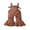 Brown, variant on Bagilaanoe Toddler Baby Girl Jumpsuit Sleeveless Football Print Romper Overalls 6M 12M 18M 24M 3T 4T Kids Long Flared Pants Casual Outfits