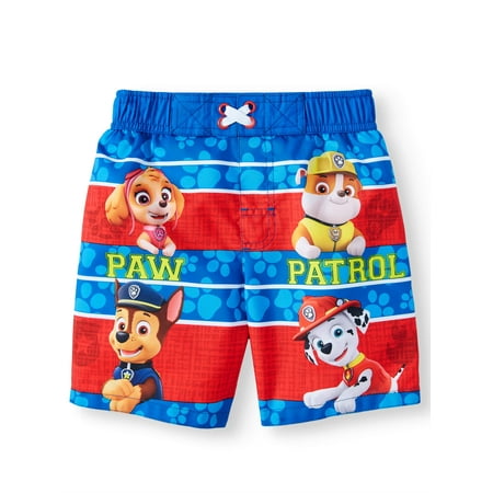 Paw Patrol Board Short Swim Trunks (Toddler Boys)