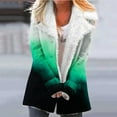 thumbnail image 2 of Women's Winter Warm Caots Fashion Zip Up Plus Size Composite Plush Button Lapels Jacket Outwear Coat, 2 of 5