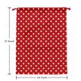 thumbnail image 2 of Christmas Sack – 28" X 20" Canvas Gift Bag with Drawstring, Full Print Polyester Santa Sack, Durable Reusable Xmas Gift Bag for Holiday, Party & Storage, 2 of 5