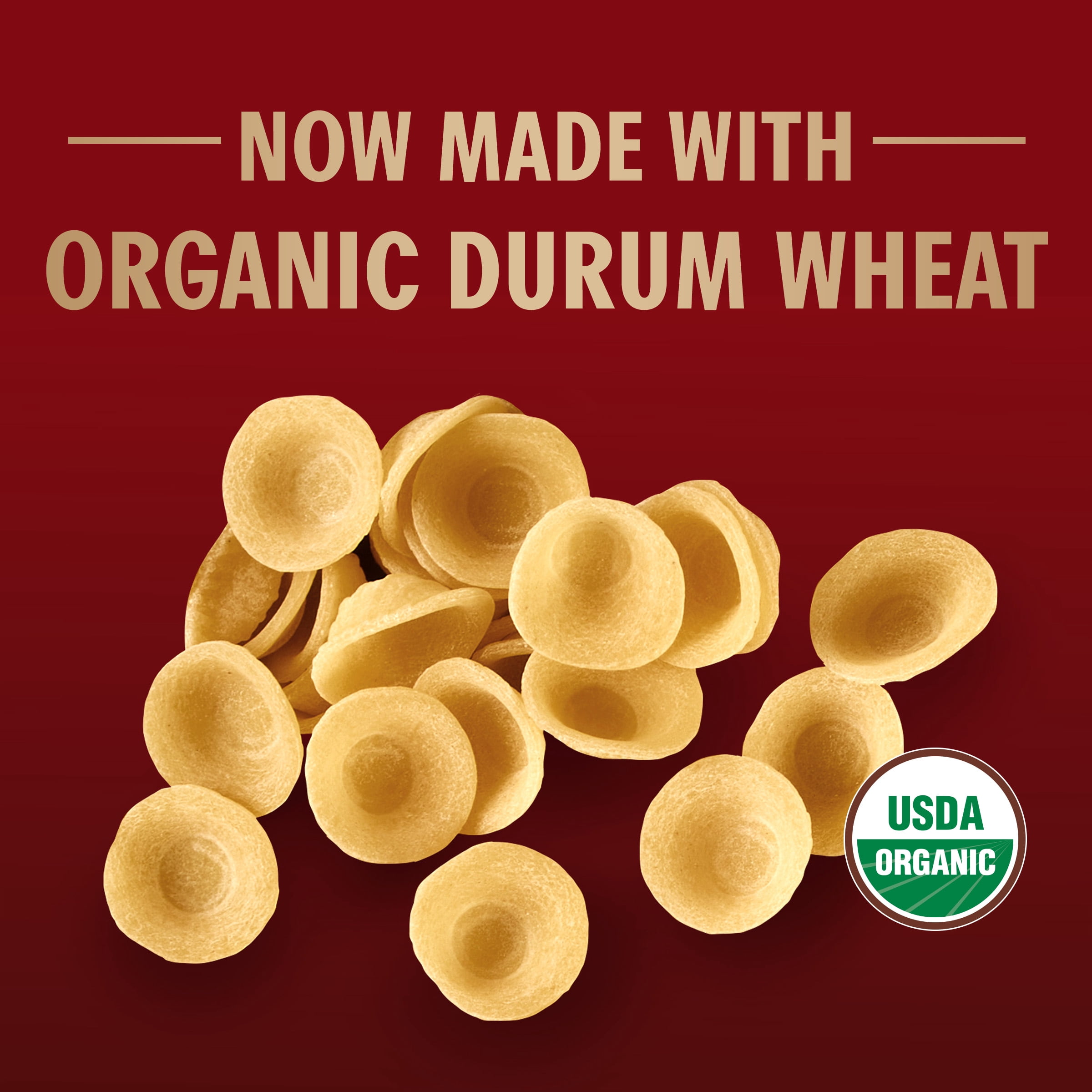 Al Bronzo by Barilla Organic Orecchiette Pasta, Bronze Cut Pasta, 16oz