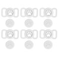 thumbnail image 2 of 6 collares de silicona para perros y gatos, protector soporte antipérdida con, fondos compactos y ligera para collar de mascotas rastroador de mascotas, manteniodo a tu mascota, 2 of 7