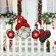 thumbnail image 4 of Christmas Fence Door Peek Hollow Board Plug-in Christmas Tree Garden Expression Decoration Sticker, 4 of 9