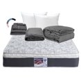 thumbnail image 1 of Colchon Marte Queen Size+Almohada Royal Twin+Protector Lux+Sabanas Royal+Edredon Homy, 1 of 8
