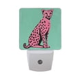 thumbnail image 6 of Yayeee LED Plug in Night Light for The Home with Auto Dusk to Dawn Light Sensors, 2 Pack, Pink Cheetah, 6 of 6