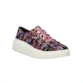 thumbnail image 1 of Tenis Con Flores y Plataforma Mujer Juvenil Textil Cómodo negro 25 Incógnita 088D3A, 1 of 6