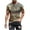 Gold, variant on T Shirt for Men Ethnic Style Retro Print Crewneck Short Sleeve T Shirt Loose Casual Tee Tops Gold L