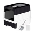 thumbnail image 2 of BotaniNest Cat Litter With Drawer PP Cat Litter With Filter And Shovel Enclosed Hygiene, 2 of 5