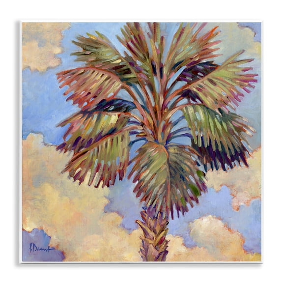 Stupell Industries Coastal Santa Rosa Palm Wall Plaque Art, 12 x 12, by Paul Brent