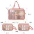 thumbnail image 4 of Practical Storage Pouch Large Capacity PVC Waterproof Stain Resistant Makeup Cosmetic Bag for Travel, 4 of 11