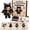 C#, variant on Patchwork Skeleton Witch Girl DIY Kit, Eerily Cute Witchgirls Dolls Felt Patchwork Kit, Halloween Sewing Craft Kits for Adults & Beginner,Creative Gothic Art Crafts for Skeleton Craft Fans (A#)