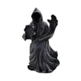 thumbnail image 3 of Estatua misteriosa de túnica negra, escultura gótica, regalo, accesorio fotográfico, suministros para fiestas Sin apoyo, 3 of 9