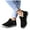 Black, variant on Waterproof Snow Boots for Women Stretch Slip on Winter Booties Lightweight Stitching Plush Lined Ankle Boots
