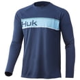 thumbnail image 5 of HUK Band Pursuit Sleeve White, Small Long Sleeve Shirt, 5 of 5