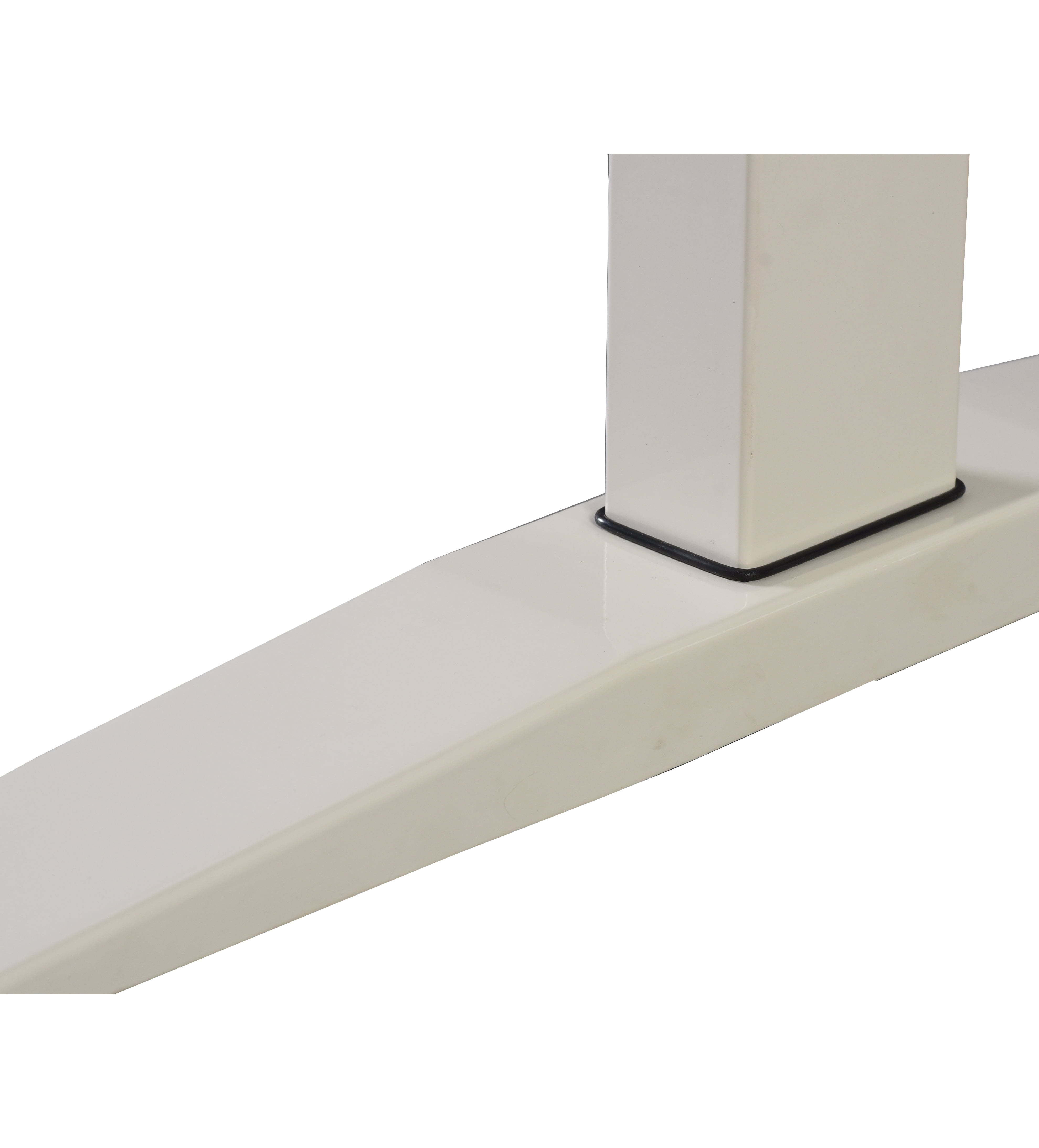 47" Tech Desk Standing and Adjustable Desk, White