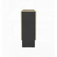thumbnail image 5 of Modern Folding Dining Table for Living Room - Black / Macadamia (58.7"W x 23.6"D x 30.9"H), 5 of 8
