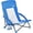 Blue, variant on Sunnyfeel Folding Low Beach Chair, Breathable Mesh Lawn Chair with Detachable Cup Holder & Padded Armrests for Beach Camping Patio, 1 Pack, Blue