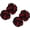 Black-Red, variant on Silk Knot Cufflinks, Elastic Fabric Shirt Twist Dress Accessories Cuff Link for Men, Women, Business, Gift, Wedding