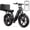 Black+Trunk, variant on TST Electric Bike for Women, 20"x4" Fat Tire, E Mountain Bike, 750W Motor 48V/15AH UL2849, Dual Hydraulic Disc Brakes, Full Suspension
