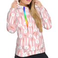 thumbnail image 4 of KLL Cute Rabbit Carrot for Womens Pullover Hoodie with Pocket Hooded Long Sleeve Shirts Sweatshirt for Women-Medium, 4 of 7