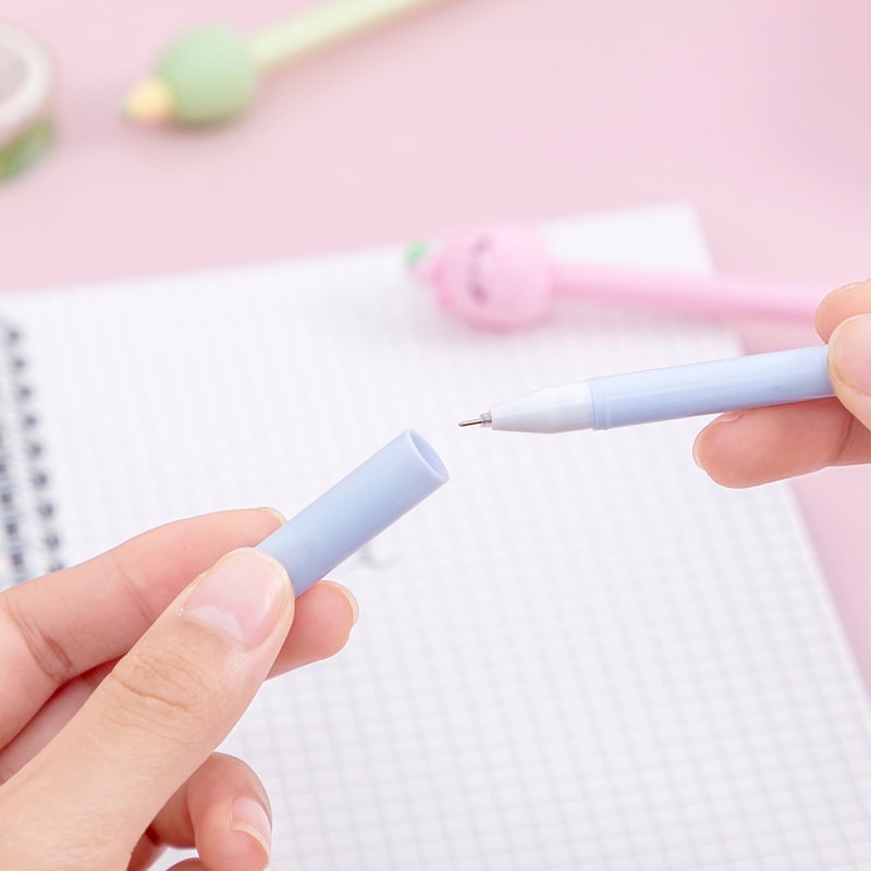  SAIWEILAI ONLINE 100 Pieces Kawaii Pens Cartoon Fun Pens Cute  Animal Dinosaur Pens Black Gel Ink Pens Writing Pens for kids Home Office  School Supplies,50 Styles : Office Products