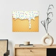 thumbnail image 6 of Logiee White Ice Cream Print Canvas Wall Art ,Art Poster,Canvas Decorative Picture,Decor Wall Pictures for Living Room Bedroom Bathroom,Ready to Hang, 6 of 6