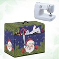 thumbnail image 4 of HELLHERO Santa Claus Sewing Machine Cover with Tote Handle Polyester 17.7x8.6x12.5 Inch Women Gifts, 4 of 8