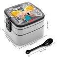 thumbnail image 2 of ¡Oye, Arnold! Fiambrera de Doble Capa, Contenedor de Almuerzo Portátil Apilable, Almacenamiento de Alimentos Hermético a Prueba de Fugas, 1000ml, 2 of 6
